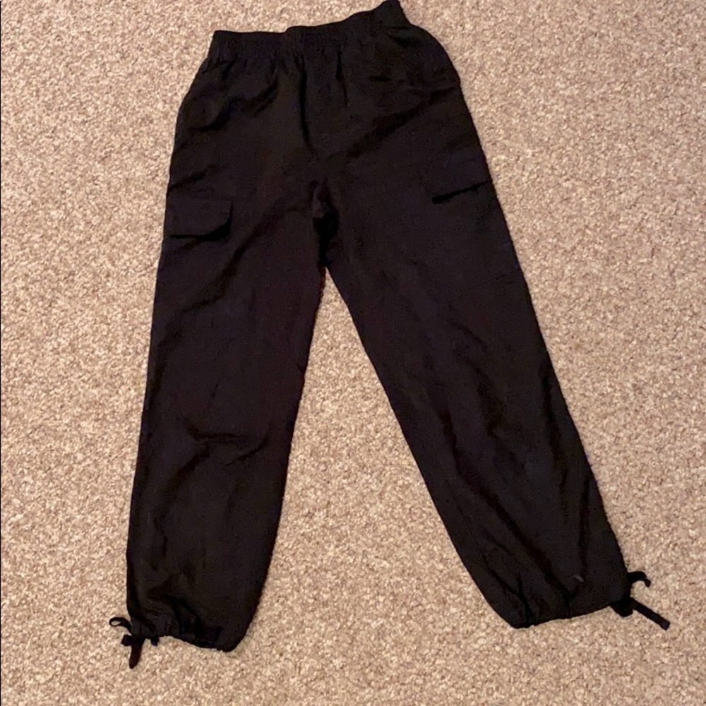 Black cargo pants
